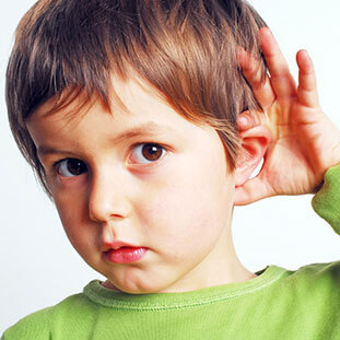 Sign of hearing loss for children